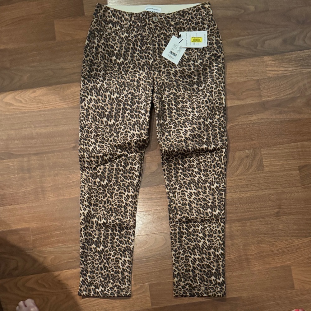 Gibson Latimer women’s Leopard Print skinny pants